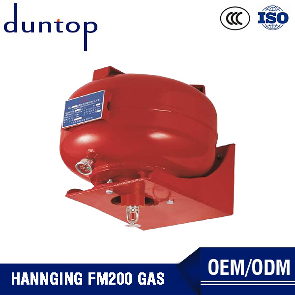 suspended Fm200 fire extinguisher