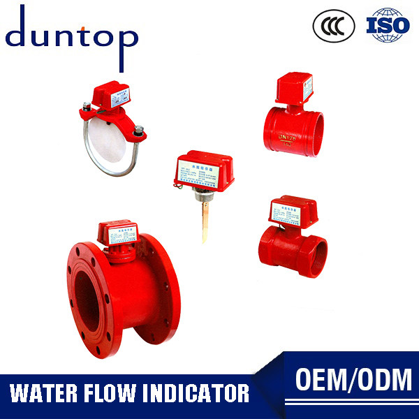 Fire water flow indicator
