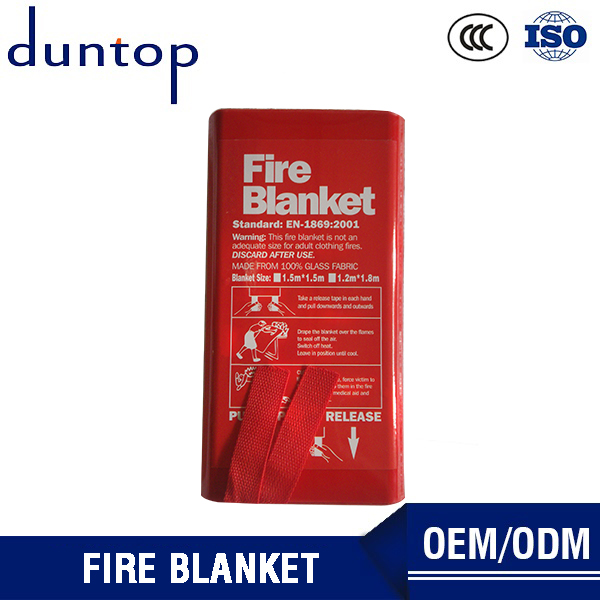 Fire blanket with PVC box&bag