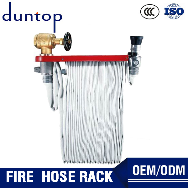 Fire hose rack