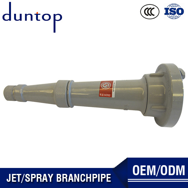Fire spray plastic nozzle