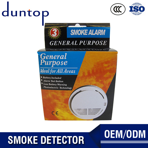 Stand Alone Plastic Smoke Detector