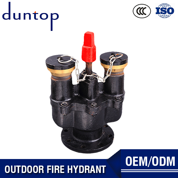 Black Color Fire Hydrant Parts Type Outdoor Fire Hydrant Valve