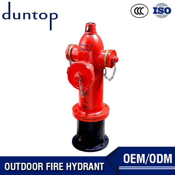 Red Color Pillar Outdoor Fire Hydrant Stand Pipe