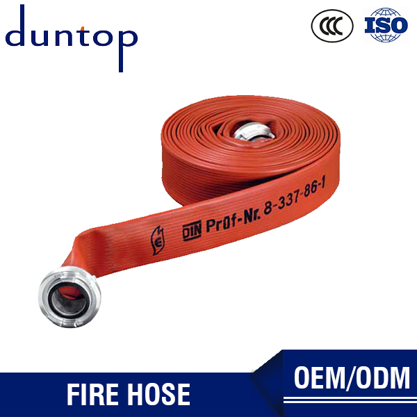 Red Color Fire Hose Washer Fire Resistant Hose