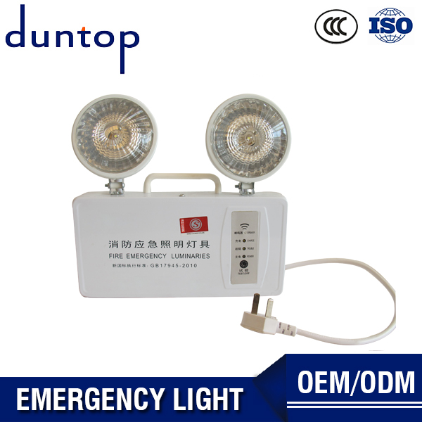 Led Fire Emergency Charging Light For Stairs With Twin Spot