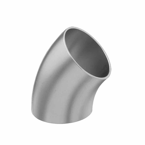 2Inch SCH40, 45Degree Long Radius ASTM A403 WP304 BW Stainless Steel Elbow ASME B16.9