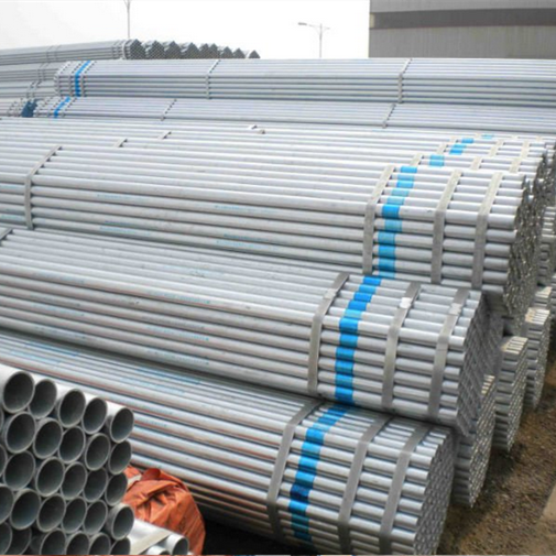 DN40 STD ASTM A106 Gr.B SMLS Galvanized Steel Pipe Plain Ends For Greenhouse Frame