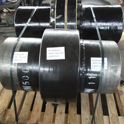 ASTM A105 Isolating Joint ,300 LB, 20 INCH, ANSI B16.5 Butt welding, Pipe DN 16Inch Sch 80 API 5L, Gr.B ASME B36.10M