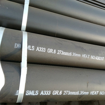 273mm x 6.35mm ASTM A333 Gr.6 SMLS Low Temperature Pipe ANSI B36.10