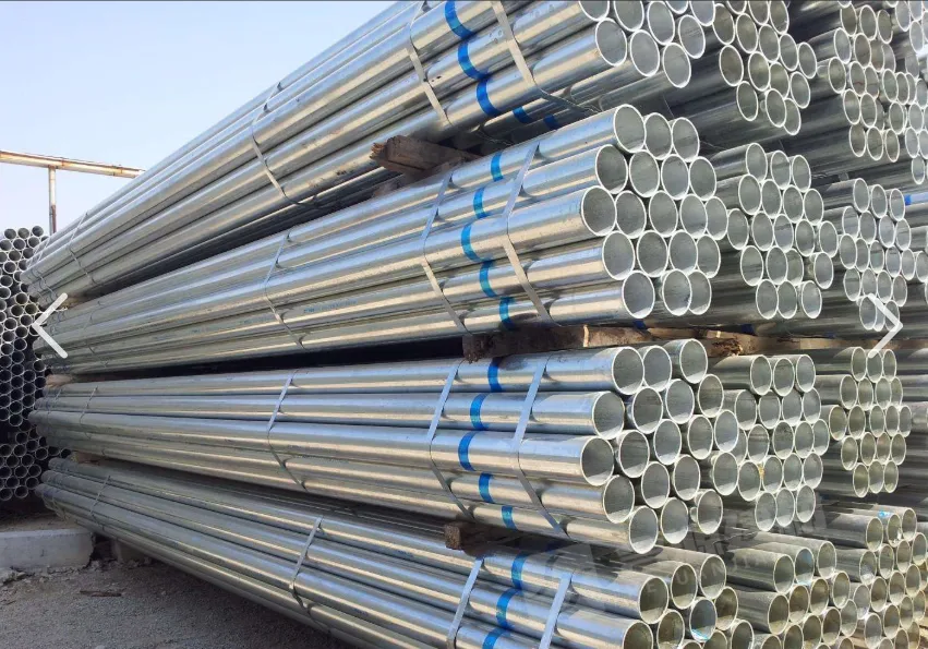 4" dia. X 21' Long Sch 80 (Galvanized pipe with coupling)