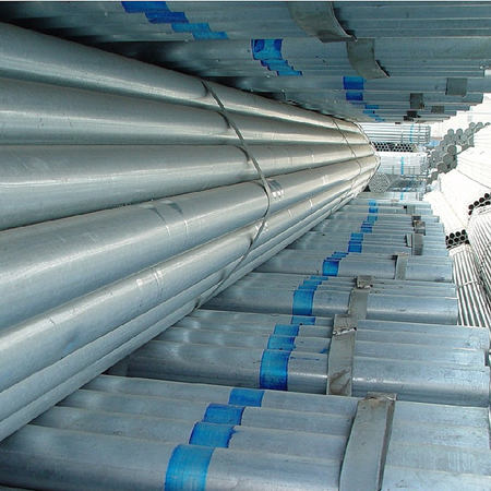 DN50 STD ASTM A106 Gr.B Seamless Galvanized Steel Pipe Plain Ends For Greenhouse Frame