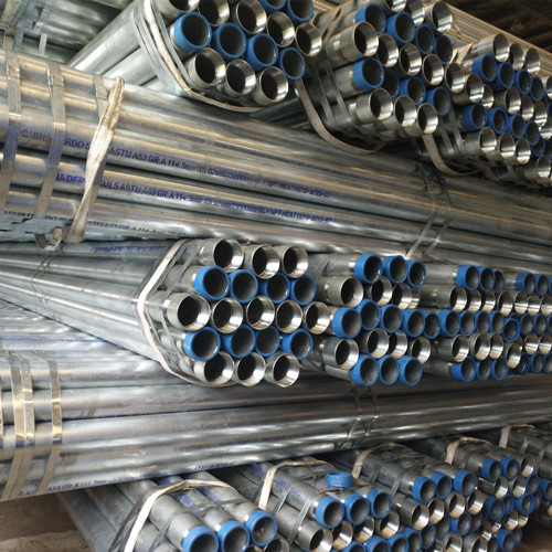 DN100 STD ASTM A53 Gr.A Seamless Galvanized Steel Pipe Plain Ends For Greenhouse Frame