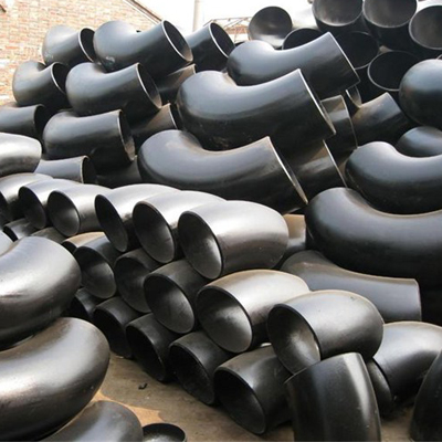 6In 45 Deg Carbon Steel Seamless Elbows ASTM A234 Gr WPB Long Radius STD Bevelled Ends ANSI B16.25