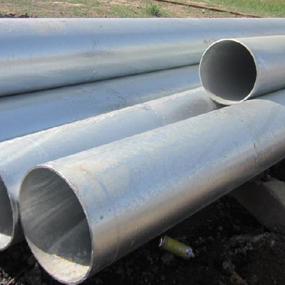 ASTM A53 Gr B hot-dip galvanized steel pipe 8IN SCH20 seamless one end plain and the other threaded