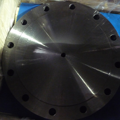 BLIND FLANGE 12 Inch 600LB RF A105N B16.5 WITH 1/2 Inch NPT THREADED HOLE