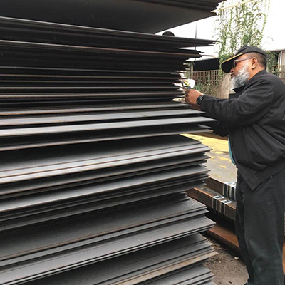 Carbon Steel Sheet Material ASTM A283 GR.C Size 5mm x 12000mm x 2000mm for Construction Usage