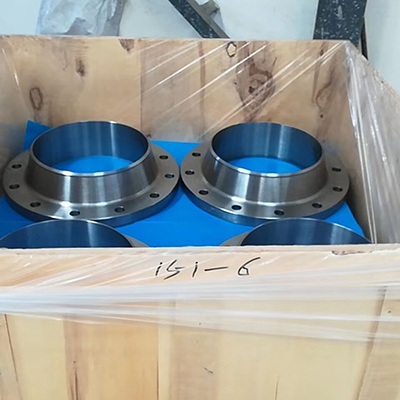 FORGED FLANGE WELD NECK DIA 14INCH 150LB RAISED FACE, CARBON STEEL ASTM A105N, SCH 20, ASME B16.5, WITH OILED
