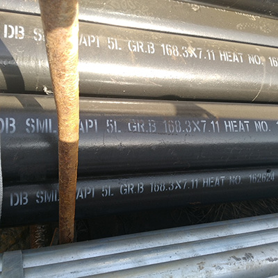Pipe Dia. 6Inch Carbon Steel API 5L GR.B Bevelled Ends Schedule 40
