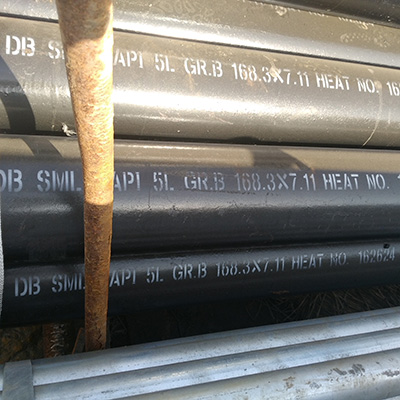 Pipe Dia. 6Inch Carbon Steel API 5L GR.B Bevelled Ends Schedule 40