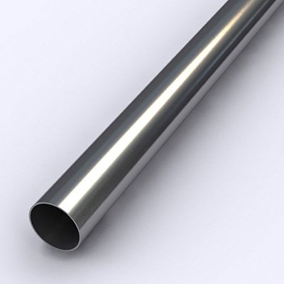 Polished Stainless Steel Pipe 2 1/2 In x SCH 40S x 11.8 M Length ASTM A312 TP 321 Bevelled Ends Both Sides