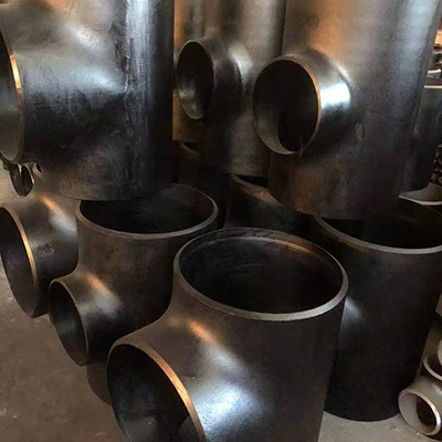 Reducing Tee Welded 18 Inch x 10 Inch 0.375 Inch WT BW CS ASTM A234 Gr. WPB