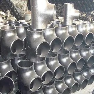 Equal Tee 4Inch x SCH STD A234 GR WPB B16.9 Bevelled Ends Seamless Carbon Steel