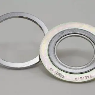 Gasket Spiral Wound 3/4inch Class 150, 316L Inner Ring, With Carbon Steel Outer Ring, 316L Winding, ASME B16.20, Flexible Graphite Filling