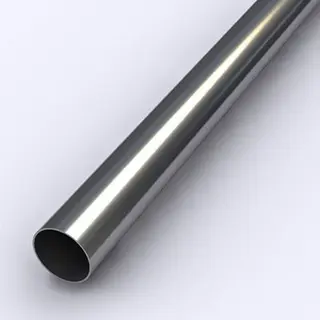 Polished Stainless Steel Pipe 2 1/2 In x SCH 40S x 11.8 M Length ASTM A312 TP 321 Bevelled Ends Both Sides