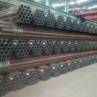 Seamless Black Steel Pipes 48.3 X 3.68 mm ASTM A106 Grade B plain ends 6 meters length