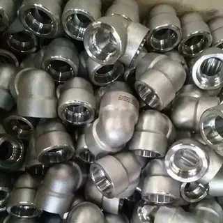 1.5In Socket Welding 90 Deg Elbow ASTM A182 F316L ASME B 16.11 Class 3000 Lb