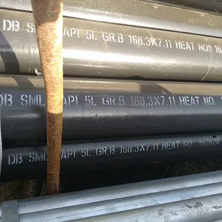 Pipe Dia. 6Inch Carbon Steel API 5L GR.B Bevelled Ends Schedule 40