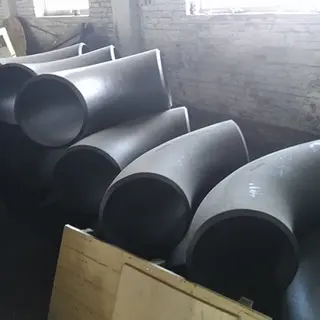 Elbow Seamless 12Inch 45 degree BE SCH STD Carbon Steel Long Radius GR. WPB A234 ASME B16.9 Black Coated