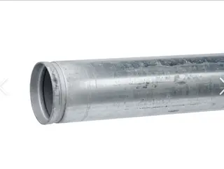 Galvanized seamless pipe, cut groove at both side; ASTM A53; 6inch*SCH80*5000mm