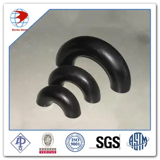 180 degree Short Radius elbow 6 Inch SCH 40 (O.D. 168.3 THK. 7.11) MAT. A234 WPB
