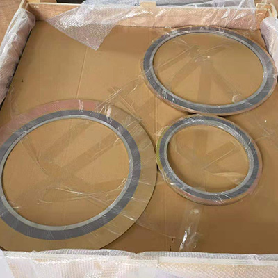 Spiral Wound Gasket 24 Inch 150LB 316SS Standard Thickness Filled Non-Asbestosor with 1/8 Inch Thick CS Outer Ring