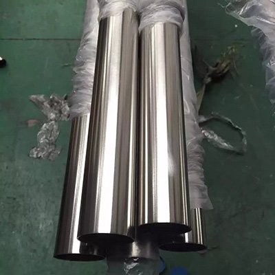 Stainless Seamless Steel Pipe Polished 3 1/2 In x SCH80S x 6 M ASTM A312 TP 347 ASME B36.19M BE