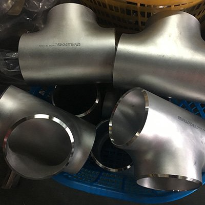 Stainless Steel Seamless Equal Tee BW Fitting ASME B16.9 ASTM A403 WP304/304L Size DN65 SCH80S