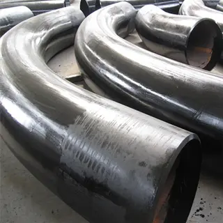 API 5L X60 Seamless Bend 45 Degree 7D 16 Inch WT 0.426 Inch Black