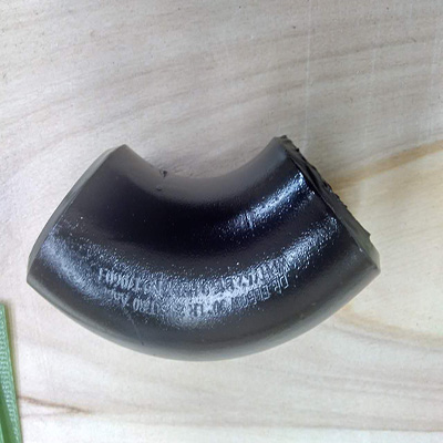 A234 WPB Long Radius Elbow 90 Deg DN50 SCH 40 Black Painting