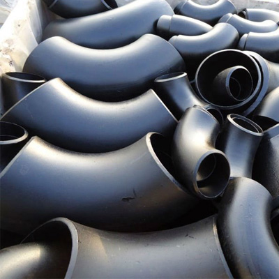 ASME B16.11 Carbon Elbow C22.8 6 Inch 3000# Black Paint