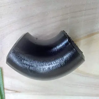 A234 WPB Long Radius Elbow 90 Deg DN50 SCH 40 Black Painting