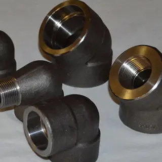 A350 LF2 CL1 90D Elbow ASME B16.11 6000LB Forged LR SW