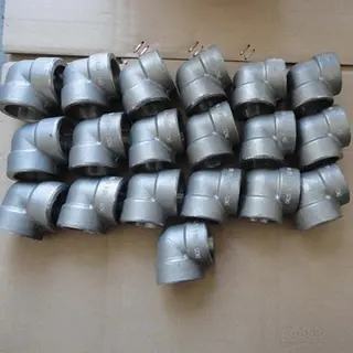 1 Inch 90 Deg Elbow, ASTM A105, SW Ends, ASME B16.11, Class 3000