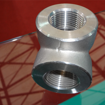 3000 LB Stainless Steel Threaded Tee ASTM A182 304 3 In ASME B16.11