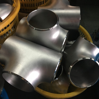 6 Inch SCH80 ASTM A403 WP304L Stainless Steel Equal Tee BW ANSI B16.9