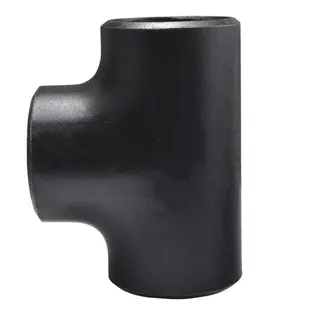 2” STRAIGHT TEE, C.S. ASTM A234 GR.WPB, SMLS, BW, SCH80, ASME B16.9
