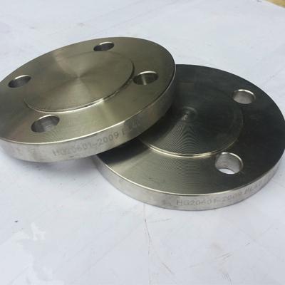 A182 Grade F304L Forged SW RF Blind Flange 1 Inch 300LB Black Painting