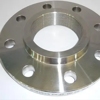 A105 Forged Carbon Threaded Flange 3 Inch Class 300 Black Painting
