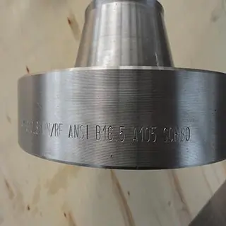ASME B16.5 WN RF Flange ASTM A105N Forged 4 Inch SCH 80 Galvanized